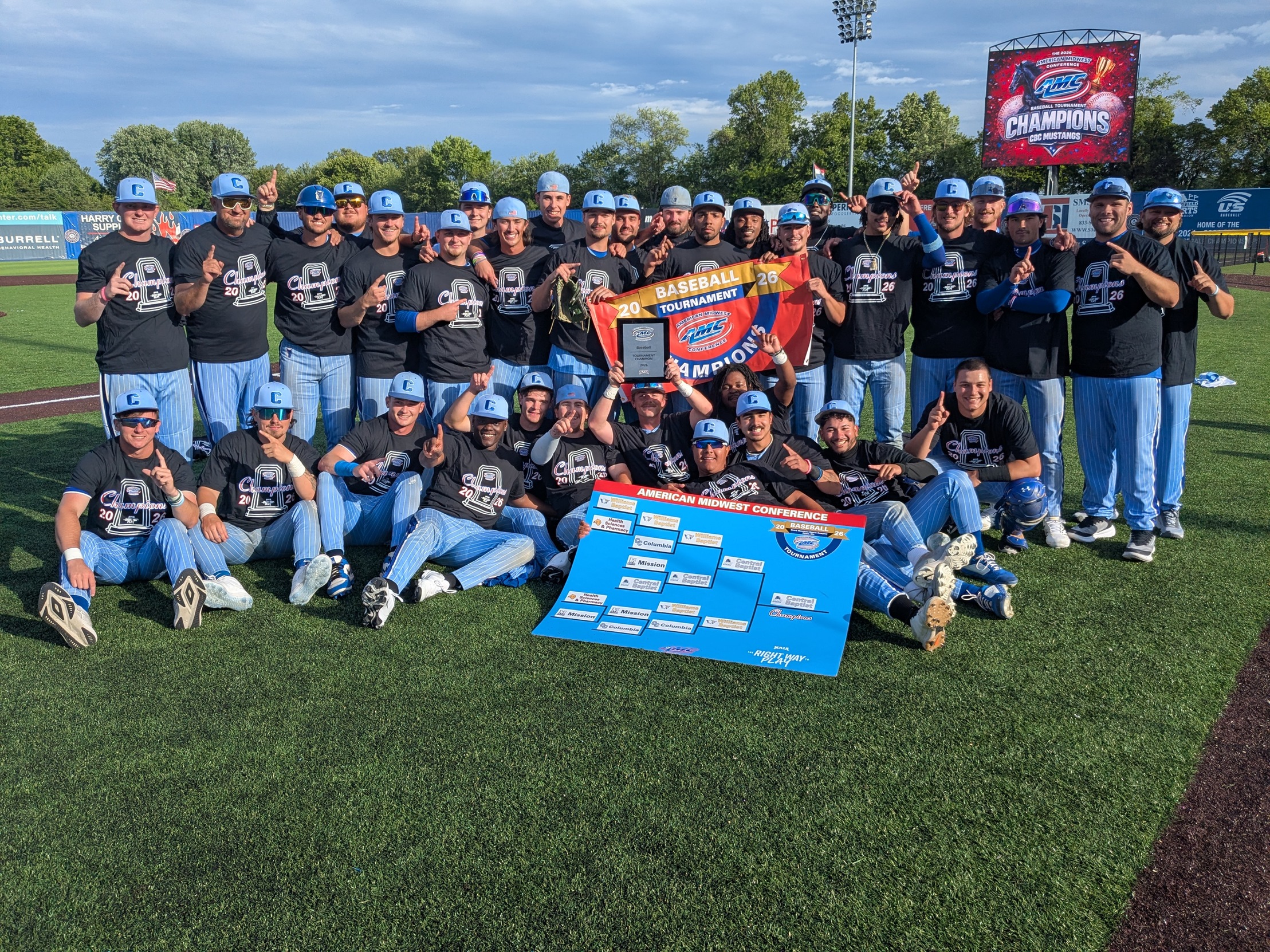 Champions! CBC Wins Second AMC Baseball Title!