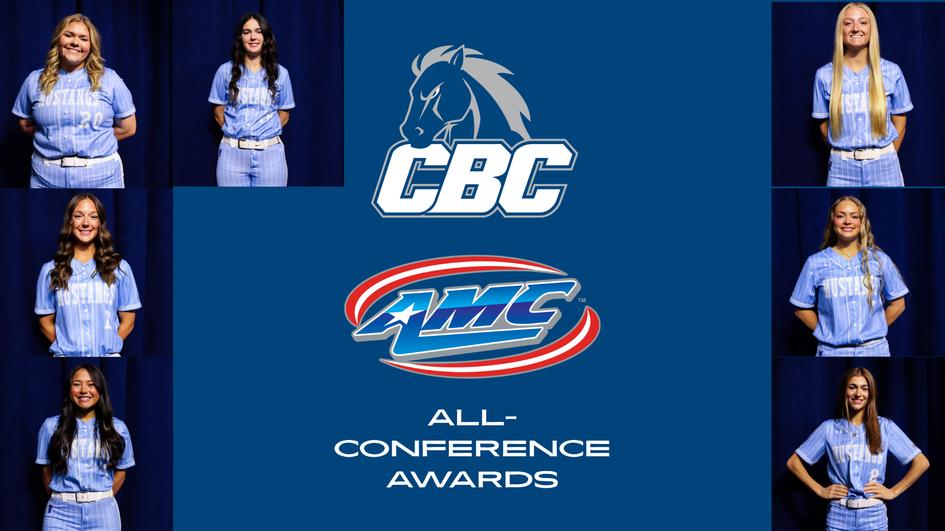 Seven Mustangs Earn AMC Honors
