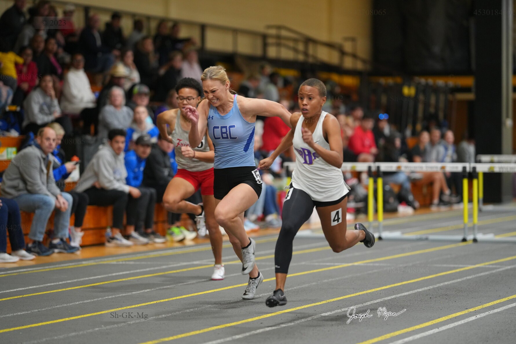Swaim, Brown Compete In 60-Meter Hurdle Finals at Principia Relays
